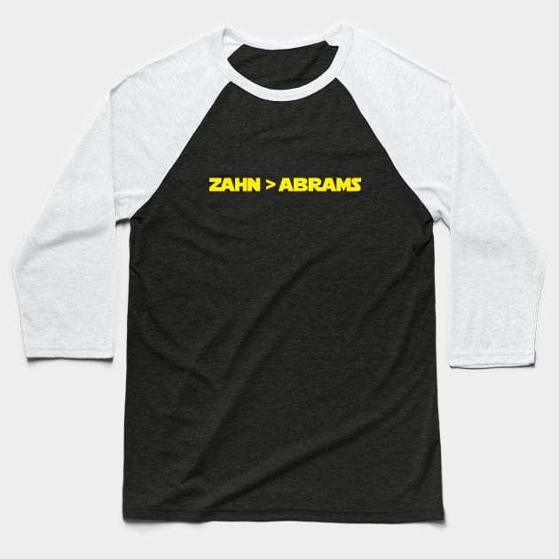 Zahn > Abrams (variant) Baseball T-Shirt by GloopTrekker